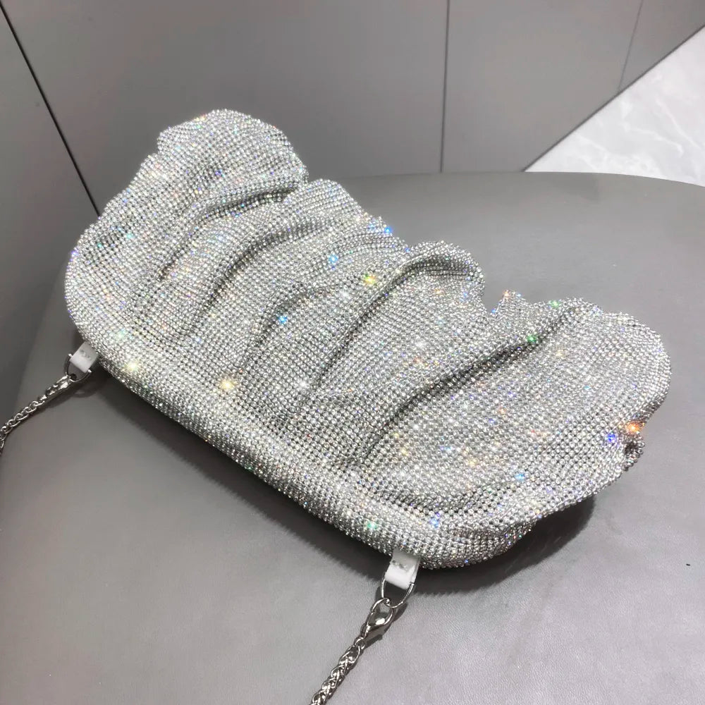 Clutch de Luxo para Noite com Strass - Várias Cores