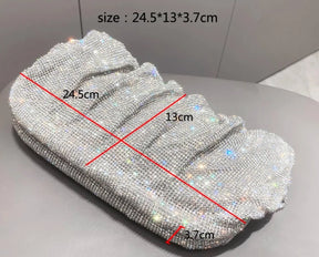 Clutch de Luxo para Noite com Strass - Várias Cores